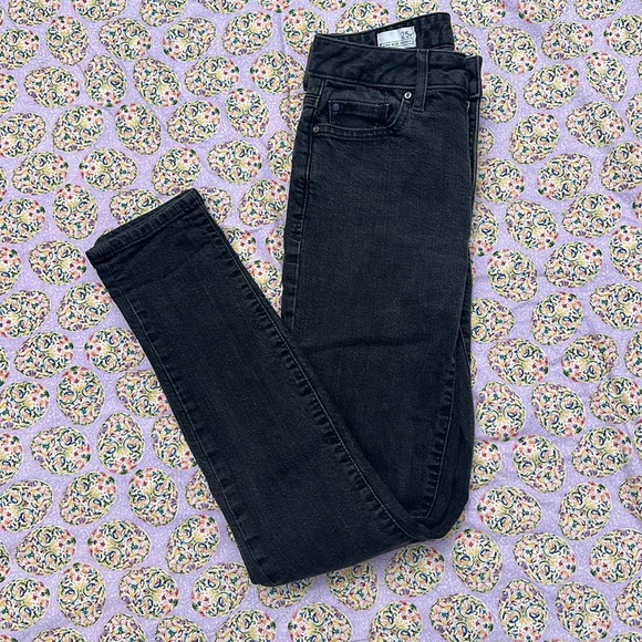 Gap high rise skinny jeans black size 25r - Picture 1 of 10